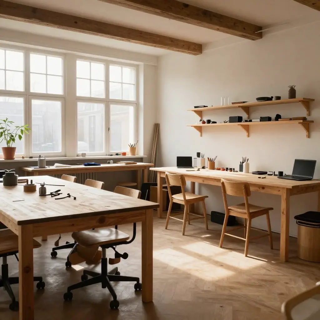 Onze gezellige workshop studio in Amsterdam